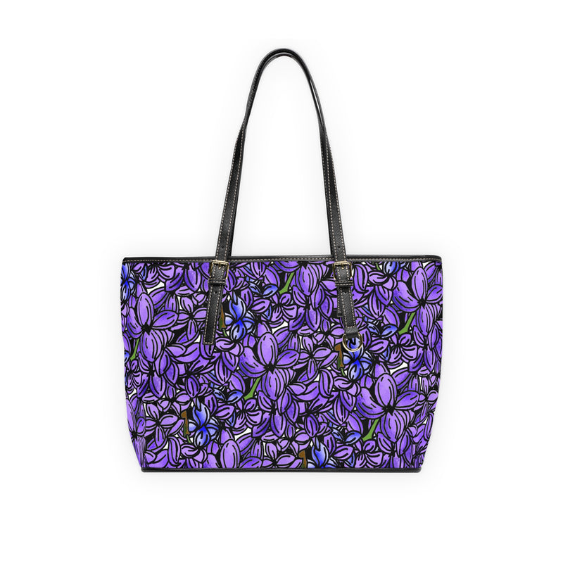 Purple Lilac PU Leather Shoulder Bag