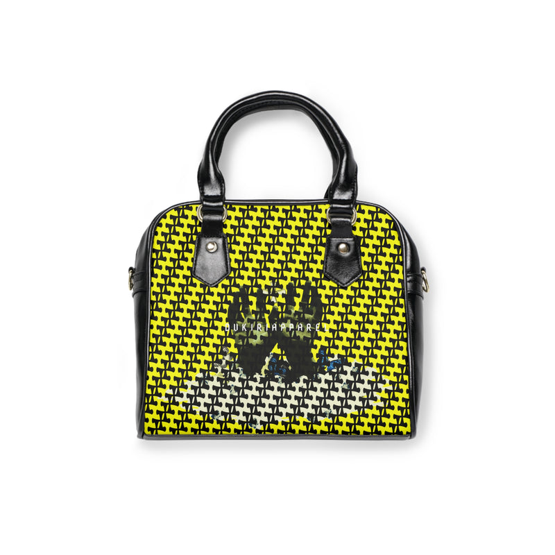 Women's Golden Shoulder Handbag-Conquerors Graphic