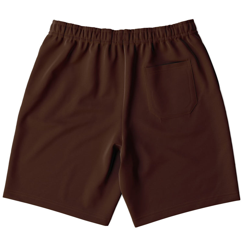 Dark Brown Men's Long Shorts