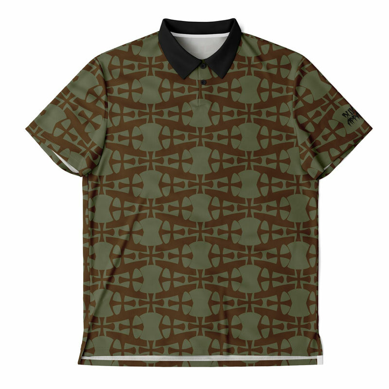 Brown Crusader Polo Shirt