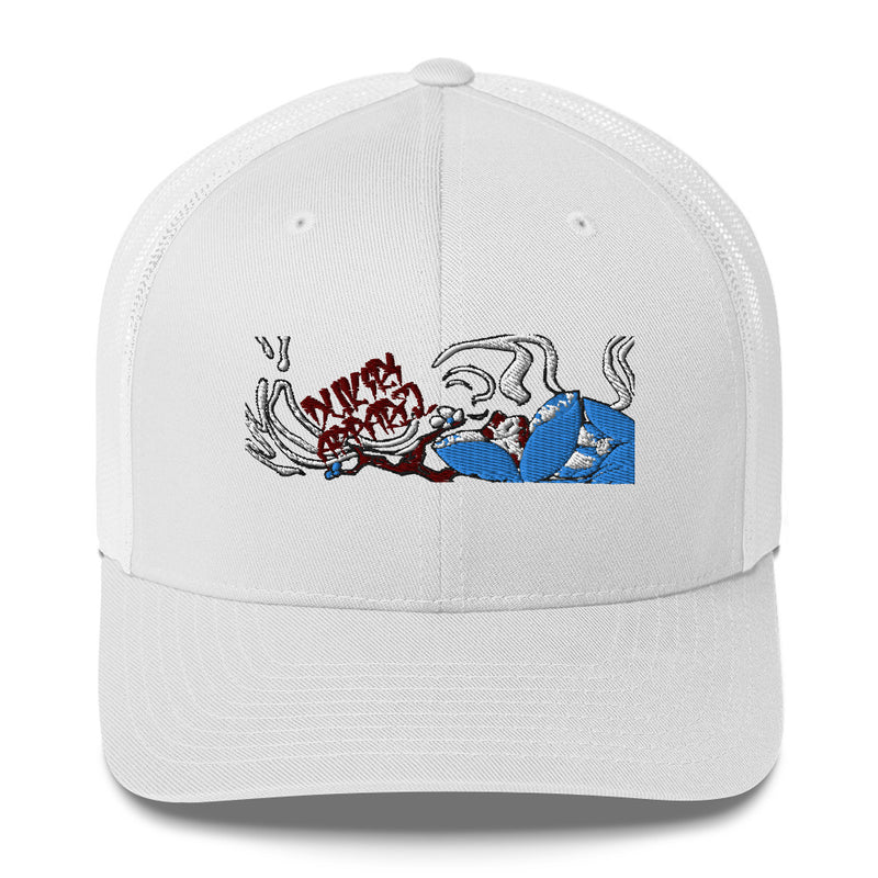 Embroidered_White_Trucker_Cap-G_R_Lotus_Flower