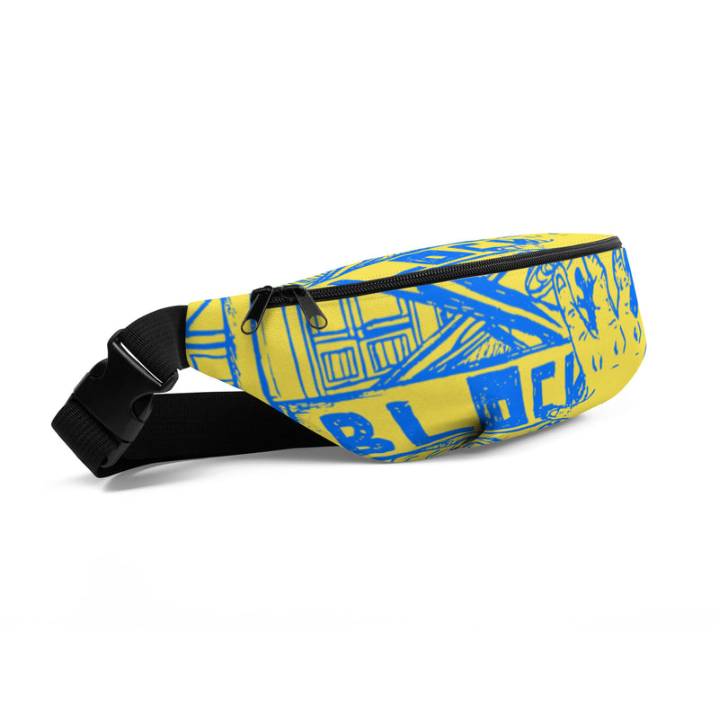 Dream Yellow Print Fanny Pack