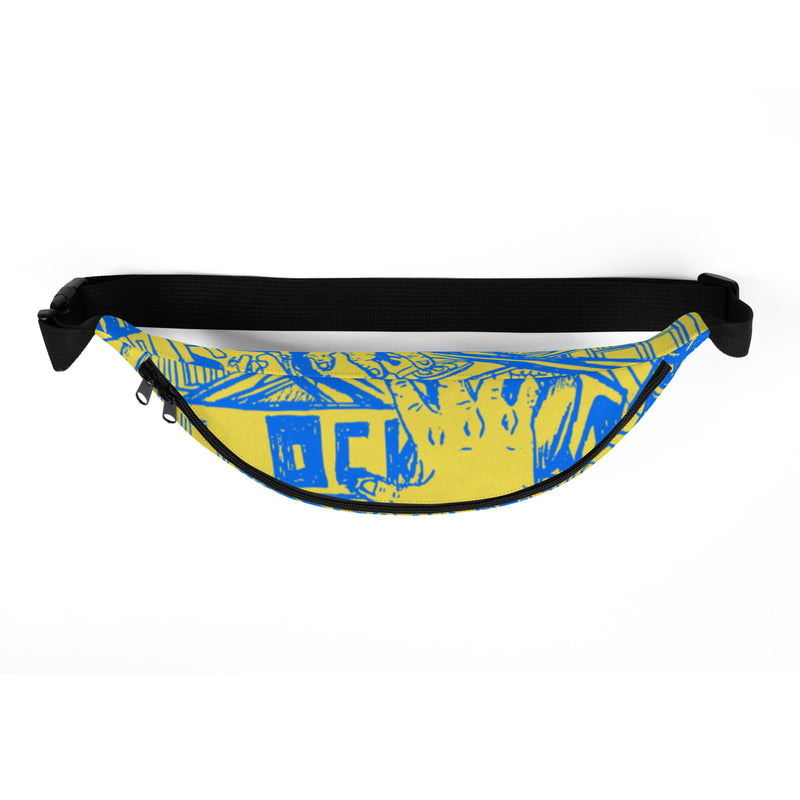 Dream Yellow Print Fanny Pack