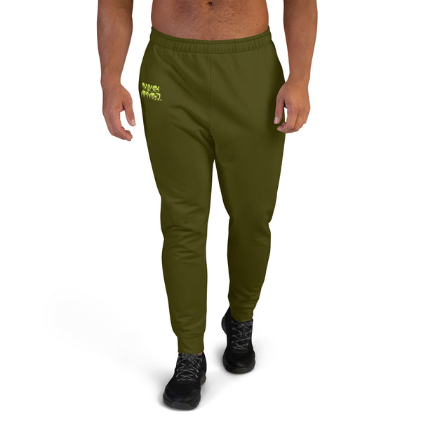 Men's Joggers-Urban Logo Karaka Green