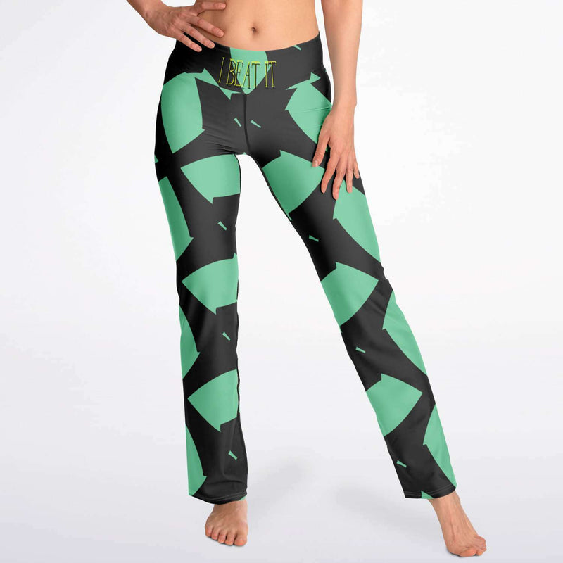 Green crusader Women's Flare Leggings