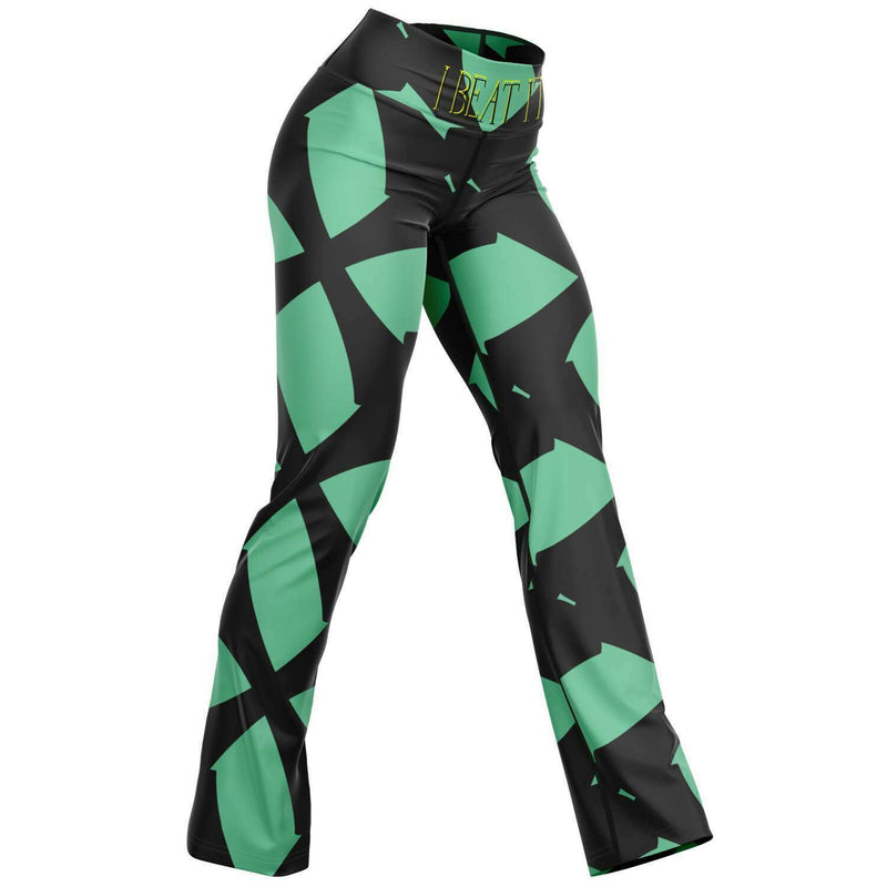 Green crusader Women's Flare Leggings