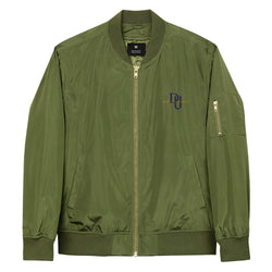 Journey Army Green recycled bomber jacket