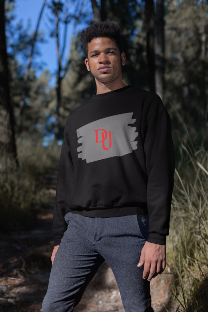 Red Logo Fleece Pullover