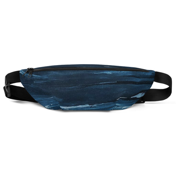 Brushed Blue Fanny Pack