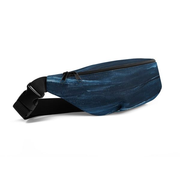 Brushed Blue Fanny Pack