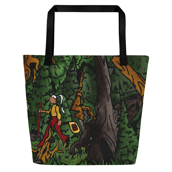 Nomad Illustration Print Large Tote Bag