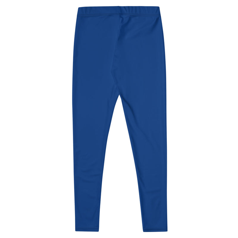 Microfiber yarn blue leggings