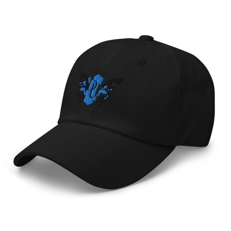 Butterfly Black Dad hat