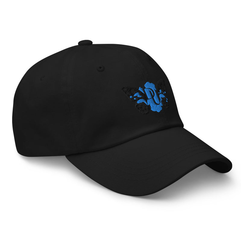 Butterfly Black Dad hat