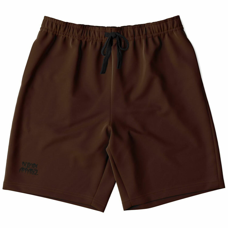 Dark Brown Men's Long Shorts