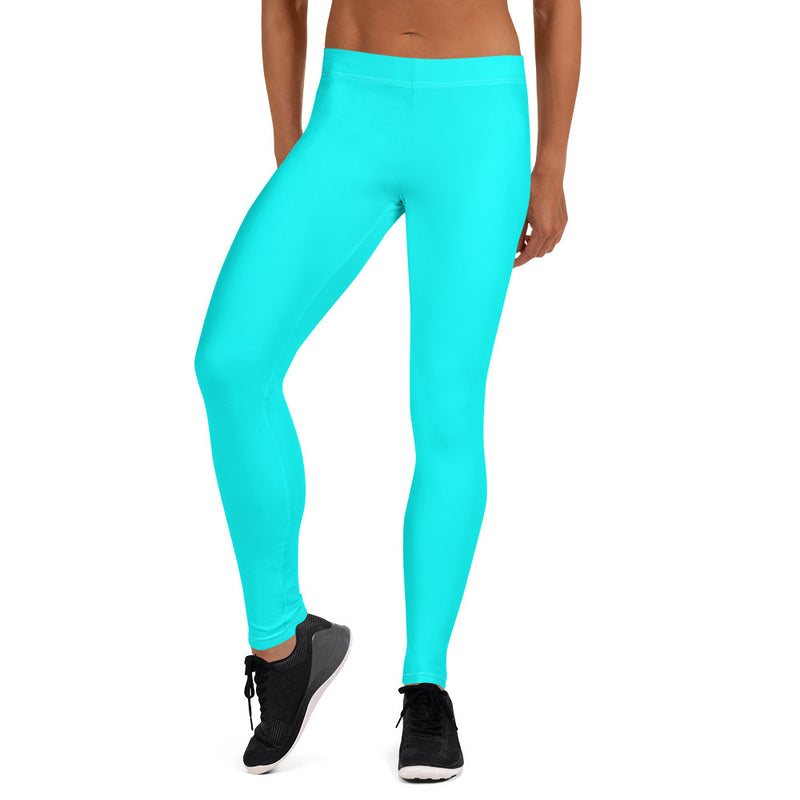 neon blue leggings 