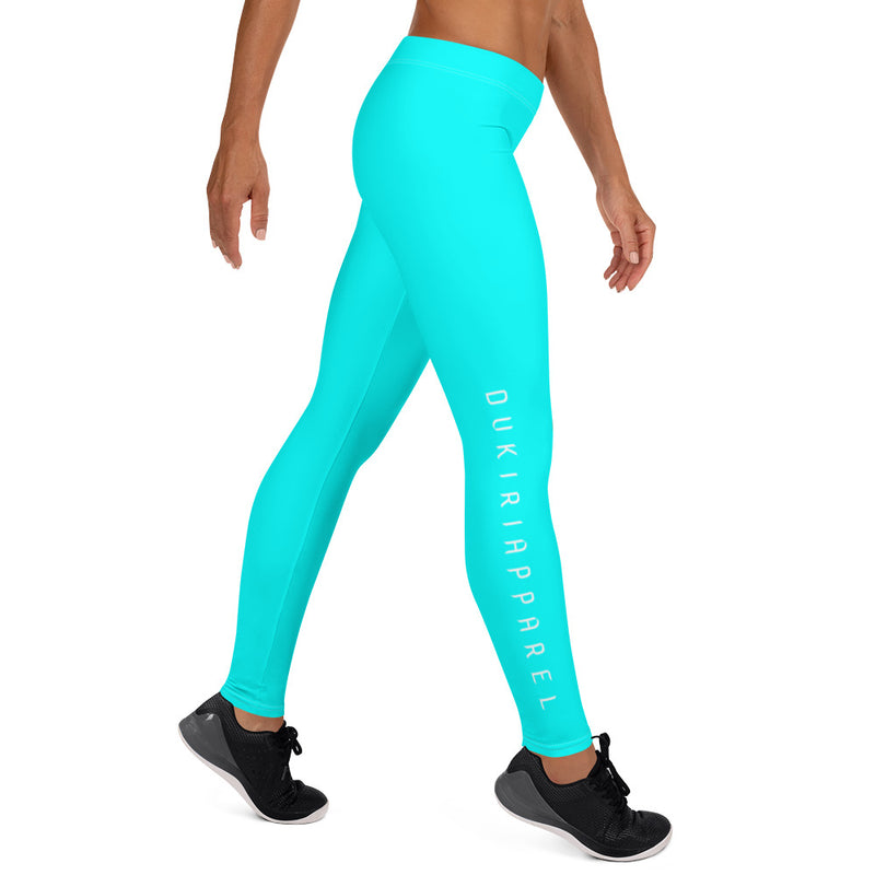 neon blue leggings 