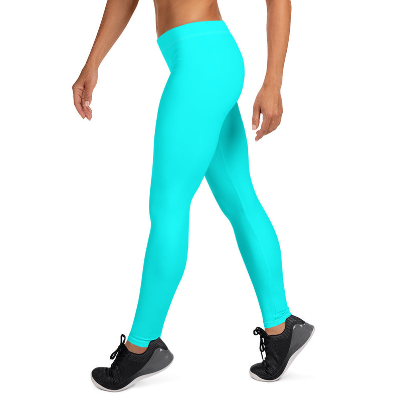 neon blue leggings 