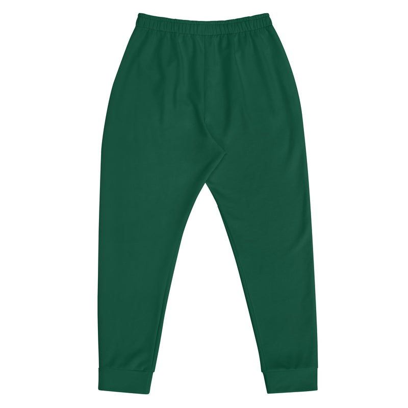 back of slim fit men's british green joggers