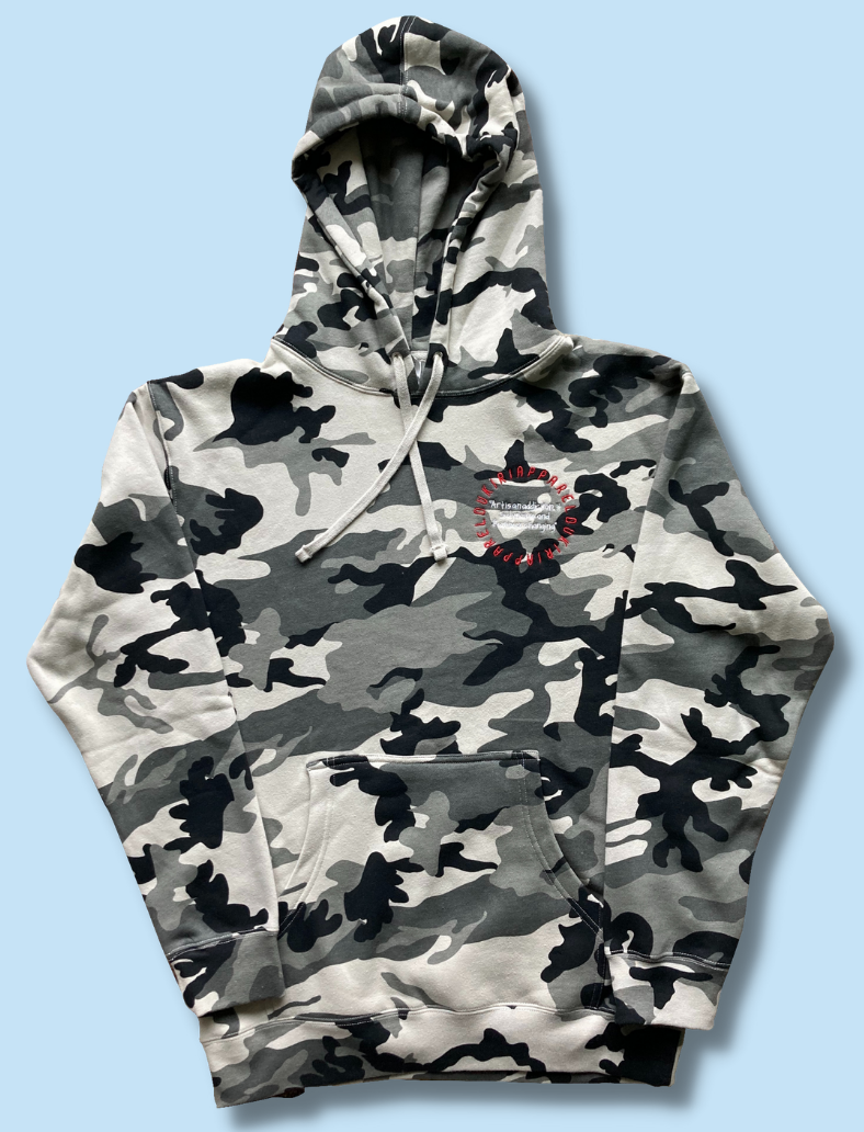 White Camo Heavyweight Hoodie